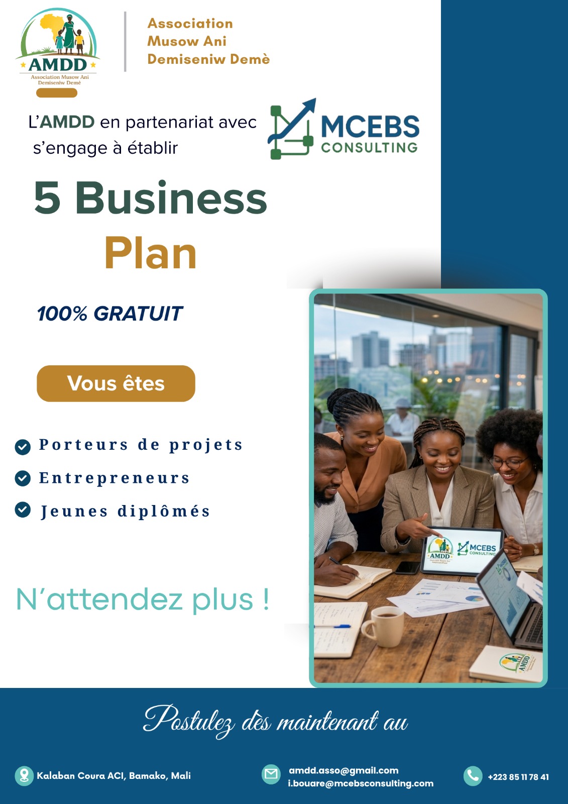 Bénéficiez d’un Business Plan 100 % Gratuit pour Concrétiser Votre Projet